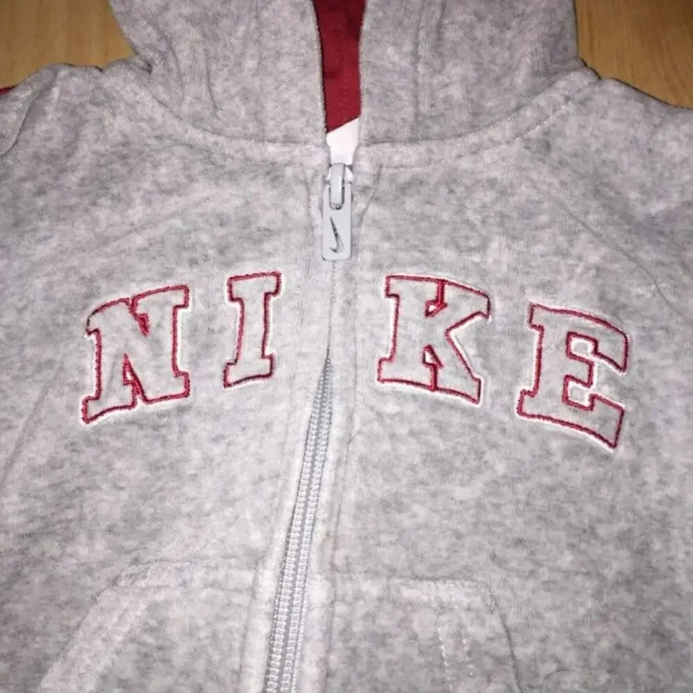 Nike Boy's 12M Hooded Velour Track Jacket